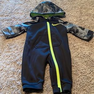 Nike hooded zip up coverall